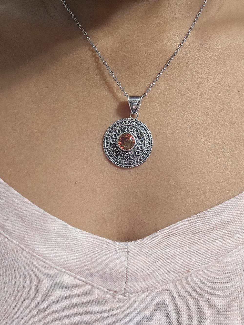 Color Changing Alexandrite Pendant